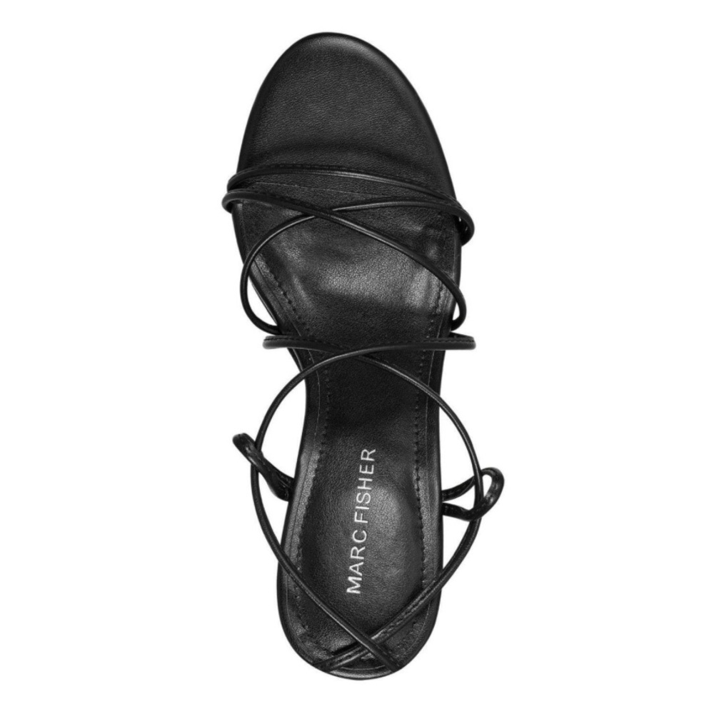 Marc Fisher Black Espadrille Wedge 1" Platform Heel size 6.5 - Picture 4 of 10